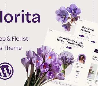 Florita – WordPress-Template für Blumenladen und Floristen