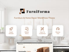FurniForma – WordPress-Template für Möbelgeschäft
