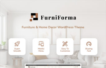 FurniForma – WordPress-Template für Möbelgeschäft