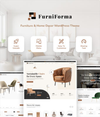 FurniForma – WordPress-Template für Möbelgeschäft