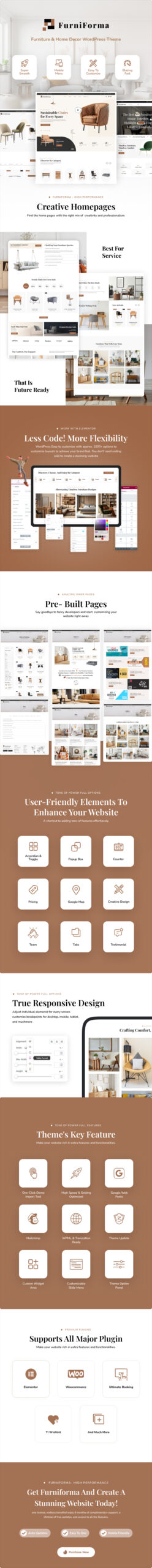 FurniForma – WordPress-Template für Möbelgeschäft