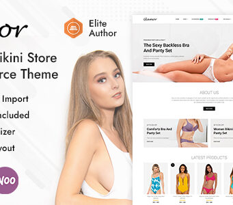 Glamour – WordPress-WooCommerce-Layout für Dessous- und Unterwäschegeschäft