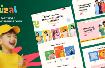 Guzal – WordPress-Layout für Kinder- und Babyshop-Shop