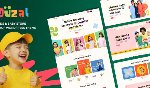 Guzal – WordPress-Layout für Kinder- und Babyshop-Shop
