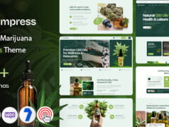 Hempress – Cannabis-Marihuana-WordPress-Vorlage