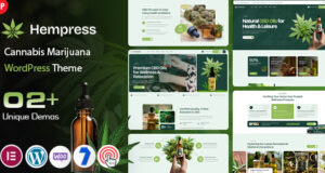 Hempress – Cannabis-Marihuana-WordPress-Vorlage