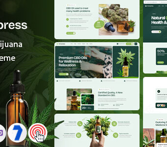 Hempress – Cannabis-Marihuana-WordPress-Vorlage