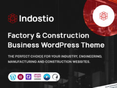Indostio – WordPress-Template für Fabrik und Fertigung