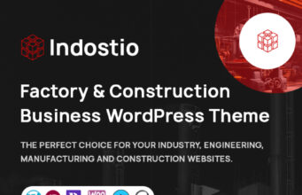 Indostio – WordPress-Template für Fabrik und Fertigung