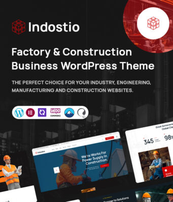 Indostio – WordPress-Template für Fabrik und Fertigung