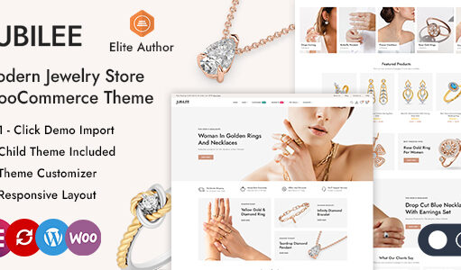 Jubilee – Juweliergeschäft WordPress WooCommerce Vorlage