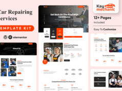 Kaymechanic – Elementor-Vorlagenkit für Autoreparatur und Autoservice