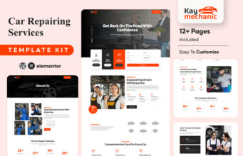Kaymechanic – Elementor-Vorlagenkit für Autoreparatur und Autoservice