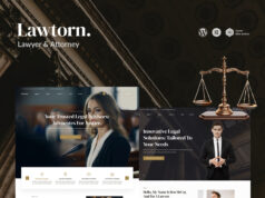 Lawtorn – WordPress-Layout für Anwälte und Anwälte