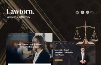 Lawtorn – WordPress-Layout für Anwälte und Anwälte