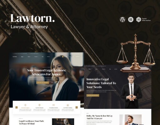 Lawtorn – WordPress-Layout für Anwälte und Anwälte