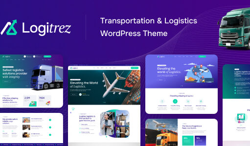 Logitrez – WordPress-Template für Transport und Logistik
