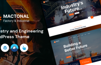 Mactonal – Fabrik- und Industrie-WordPress-Vorlage