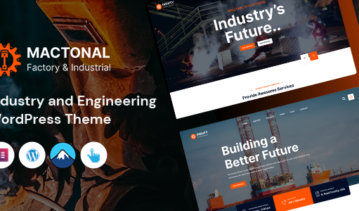 Mactonal – Fabrik- und Industrie-WordPress-Vorlage