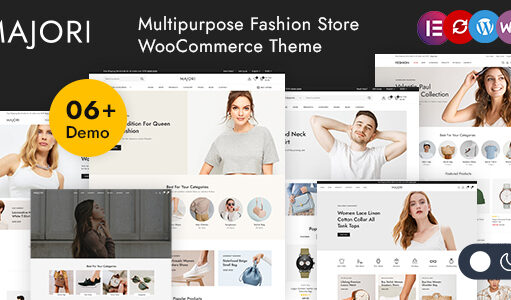 Majori – Minimal Fashion Store WordPress WooCommerce Vorlage