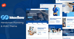 MaxFlow – Heimwerker-Sanitär- und HVAC-WordPress-Template