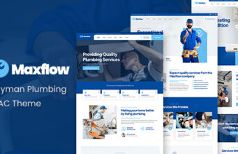 MaxFlow – Heimwerker-Sanitär- und HVAC-WordPress-Template
