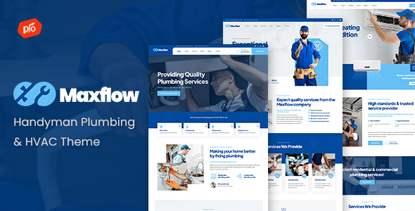 MaxFlow – Heimwerker-Sanitär- und HVAC-WordPress-Template