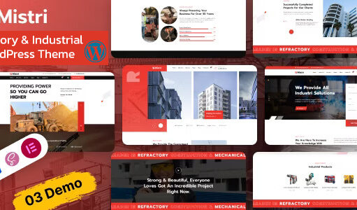 Mistri – Fabrik- und Industrie-WordPress-Template