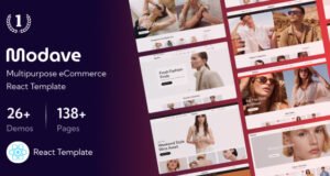 Modave – Mode-E-Commerce-React-Vorlage
