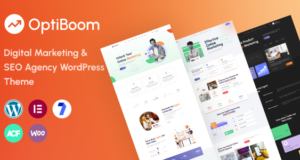 OptiBoom – WordPress-Vorlage für Agenturen für digitales Marketing und SEO