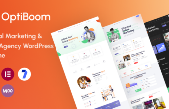 OptiBoom – WordPress-Vorlage für Agenturen für digitales Marketing und SEO
