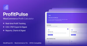 ProfitPulse – WooCommerce-Gewinnrechner