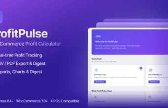 ProfitPulse – WooCommerce-Gewinnrechner