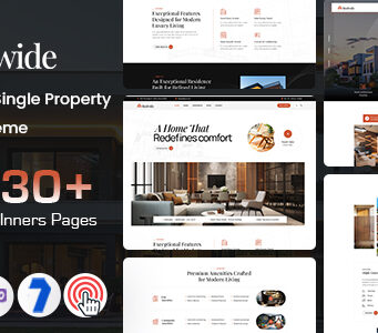 Realwide – WordPress-Template für Immobilien