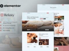 Relaxy – Spa & Wellness Elementor-Vorlagen-Kit