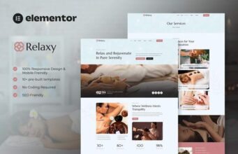 Relaxy – Spa & Wellness Elementor-Vorlagen-Kit