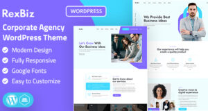 Rexbiz | WordPress-Vorlage für Unternehmensagenturen