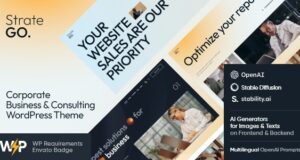 Stratego – WordPress-Vorlage für Unternehmen, Handel und Vertrieb