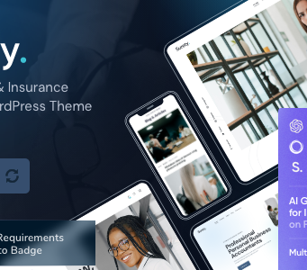 Surety – WordPress-Vorlage für Buchhalter, Buchhalter und Banker