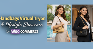 TryOnAI – Virtuelle Anprobe von KI-Handtaschen für WooCommerce – Realistische Lifestyle-Präsentation
