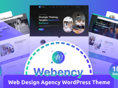 Webency – WordPress-Vorlage der Webdesign-Agentur