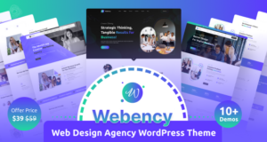 Webency – WordPress-Vorlage der Webdesign-Agentur