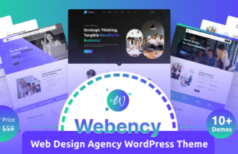 Webency – WordPress-Vorlage der Webdesign-Agentur