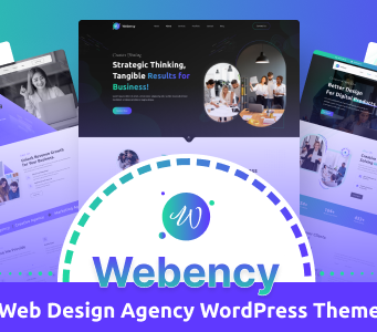 Webency – WordPress-Vorlage der Webdesign-Agentur