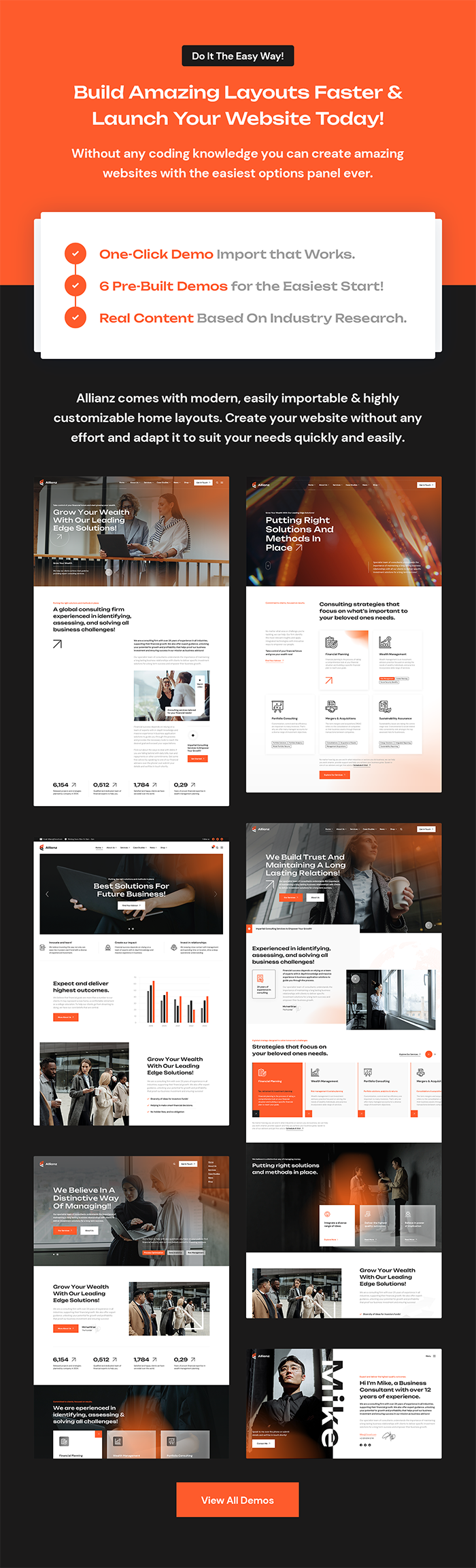 Allianz – Modernes WordPress-Theme für Beratung und Finanzen – 5