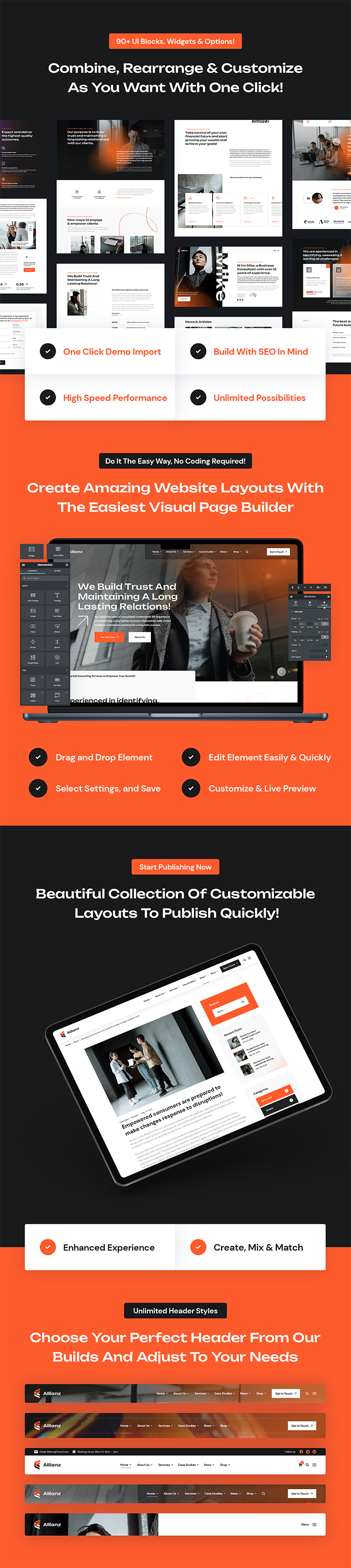 Allianz – Modernes WordPress-Theme für Beratung und Finanzen – 7