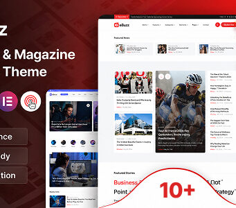 ebuzz – WordPress-Layout für Blogs, Nachrichten und Magazine