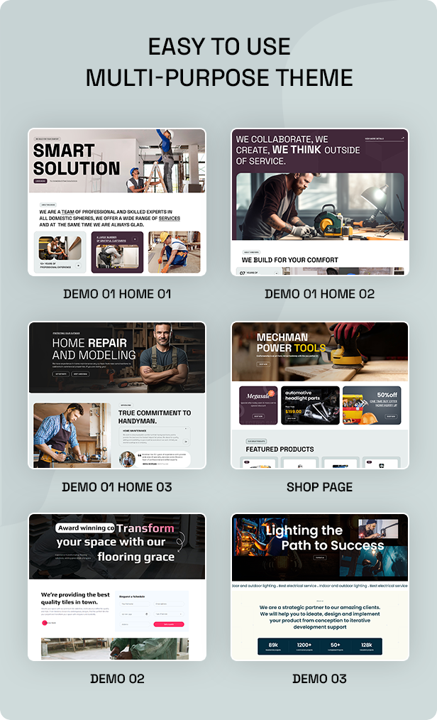 Heimwerker-WordPress-Website-Theme
