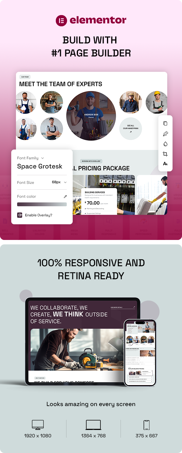 Heimwerker-WordPress-Website-Theme