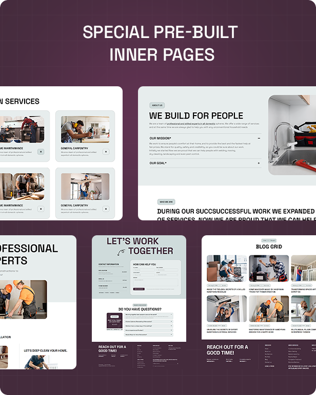 Heimwerker-WordPress-Website-Theme
